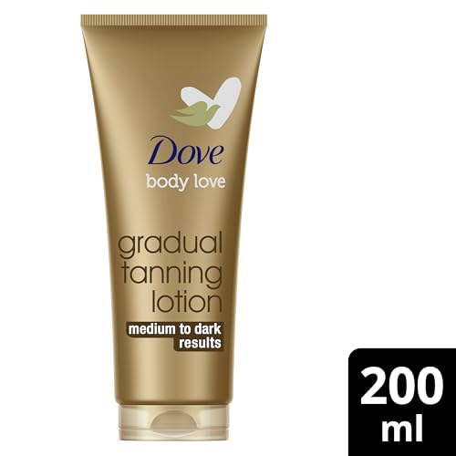 Dove Loción Corporal Autobronceadora Summer Revived, Pieles Claras y Medias, Bronceado Gradual, Acabado Natural, Piel Luminosa, 72H de Hidratación, Con Extracto de Aloe Vera y Glicerina, 2x 200ml - imagen 2