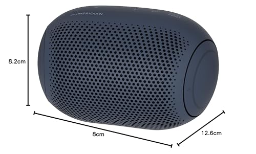 LG XBOOM Go PL2 | Enceinte Bluetooth Portable | Protection Contre Les Projections d'eau IPX5 | Autonomie jusqu’à 10 h | Technologie Sonore Meridian | Noir