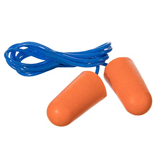 Jorestech Safety Ear Plug Orange With Pvc Cord 32Db Nr 34 Db Snr (100 Pair) #TOP6
