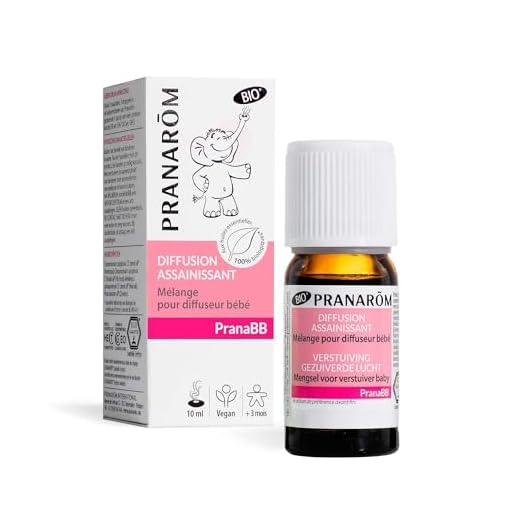 Pranarôm | Pranabb | Diffusion Assainissant | Mélange pour Diffuseur Bio (Eco) | Aux Huiles Essentielles de Ravintsara, Bois de rose, Niaouli, Pin maritime | 10 ml
