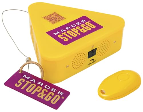 STOP&GO Marderabwehr Rooftop Ultraschallgerät mit Blitzlicht - Akku-Betrieb Fernbedienung 360 Rundumschutz