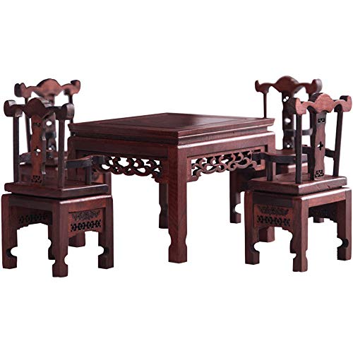 Mini meubles miniatures en bois de rose rouge JIA JIA ornements anciens cabinet de collection