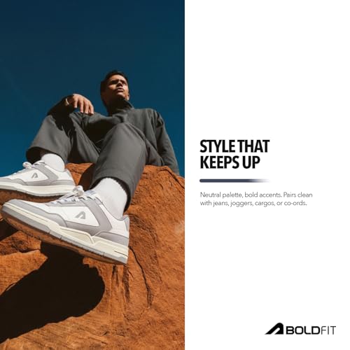 Image of Boldfit Sneakers for Man Lightweight Shoes for Men Comfortable Sneakers for Men Air Mesh Casual Shoes Mens Soft Cushion Insole Lace Up Casual Boys Shoe Sneaker DripBloc