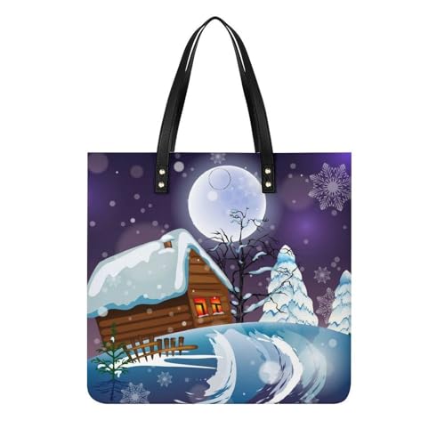 Sac à bandoulière pour voyage Maison Enneigée idéal pour vos escapades