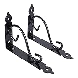 Support pour étagère flottante - convient aux salles de bains, aux chambres, à , au salon, à la salle d'étude, etc.