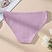 Women's Low-Rise Panties Seamless Breathable No-Show Underwear 2026 Fashion Fitness Briefs for Spring Workout(Purple,Medium)