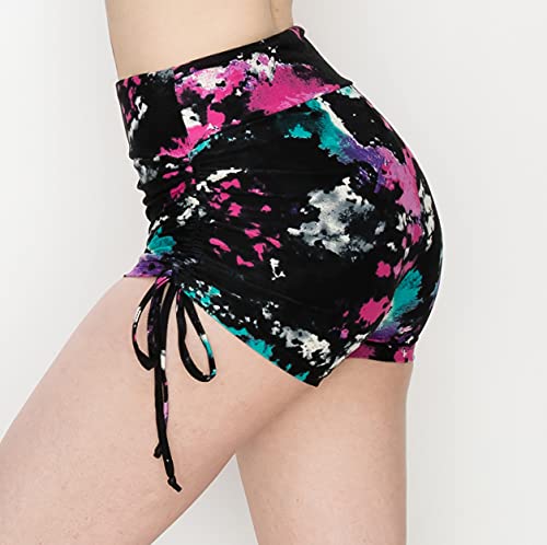 Image of ALWAYS Faux Leather Shorts - High Waist Active Stretch Yoga Short Pants for Women