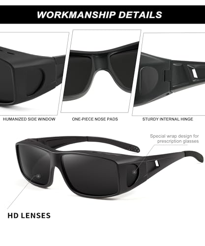 Fit Over Glasses Polarized Sunglasses for Men, Wrap Around Sunglasses Mens for Driving Fishing2