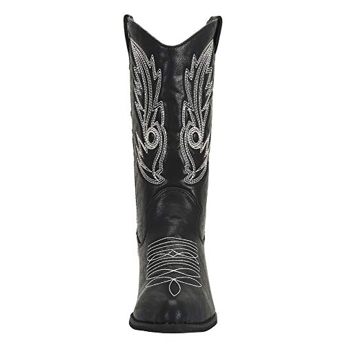 SheSole Women's Wide Calf Western Cowgirl Cowboy Boots2