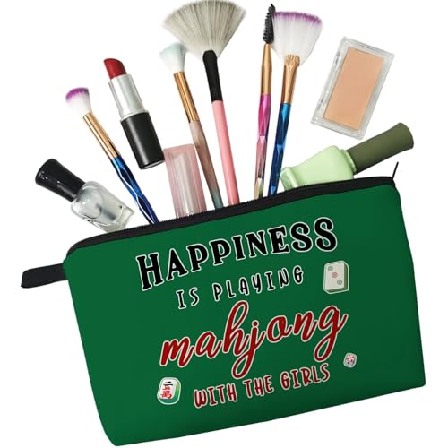 Livel lhood Bolsa cosmética con diseño Mahjong miniatura 4
