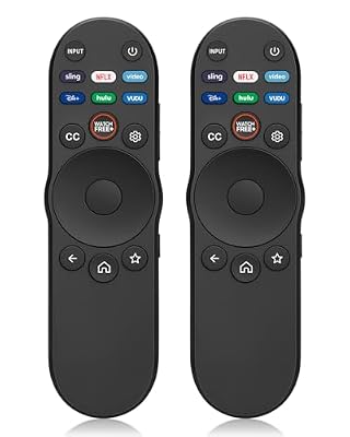 Pack of 2 Universal Remote Control for Vizio Smart TV XRT270 XRT260 XRT140 XRT136 XRT122 D/E/PX/P/M/V/S Series OLED FHD 4K QLED UHD Smart-Cast Quantum Pro TV Remotes Replacement