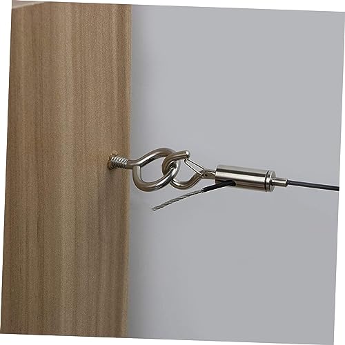 Paquete de 6 tensores para cables con gancho y ojal de cobre marca GLEAVI miniatura 6