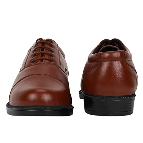 Image of Vitoria Men's Synthetic Leather Lace-Up Formal Shoes for Men's and Boys /Police Shoes /Office Shoes /Suit Shoes /Dress Shoes
