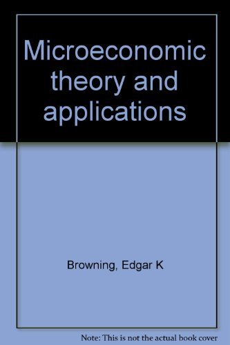 Title: Microeconomic theory and applications