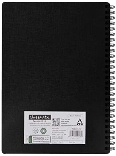 Image of Classmate Drawing Book - Unruled & Classmate Pulse 6 Subject Notebook - Single Line