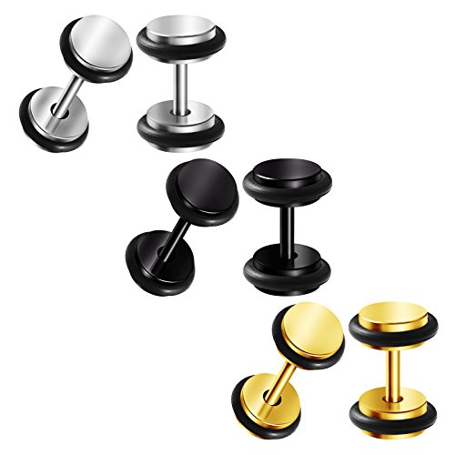 BIG GAUGES 3 Pairs 16g Gauge 1.2mm Surgical Stee in Pakistan