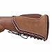 TOURBON Canvas Leather Recoil Reducing Pad Stock Extension Cover Buttstock Cheek Rest with Rifle Shell Holder