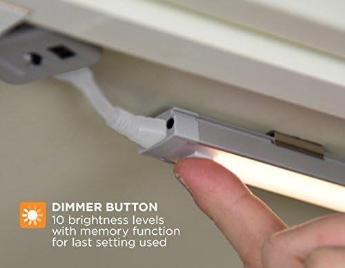 Miniatura 4 de BLACK+DECKER Iluminación LED para debajo del gabinete, iluminación regulable debajo del mostrador, iluminación de acento para el hogar, con sensor