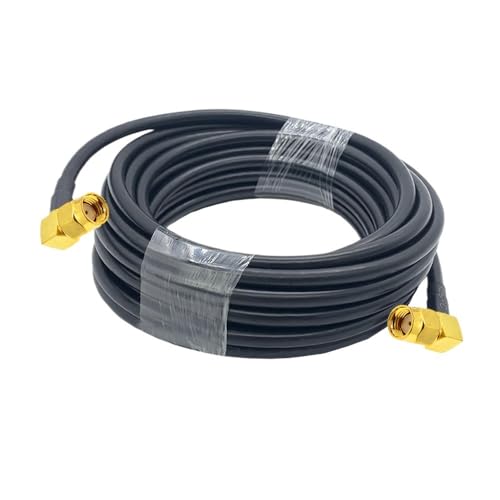 QYZLVCES(���X) LMR195 �P�[�u�� SMA �I�X - SMA ���X �W���b�N LMR195 50-3 50�I�[�� �����P�[�u�� �A�_�v�^ �A���e�i�����R�[�h �s�O�e�[��(RPSMA M90 to RP M90,2M)