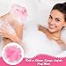 Shellwei 24 Pcs 3 Inch Mini Loofah Travel Size Bulk Shower Sponge Pouf Mesh for Women Kids Men Exfoliating Body Scrubber Baby Shower Favor(Pink)