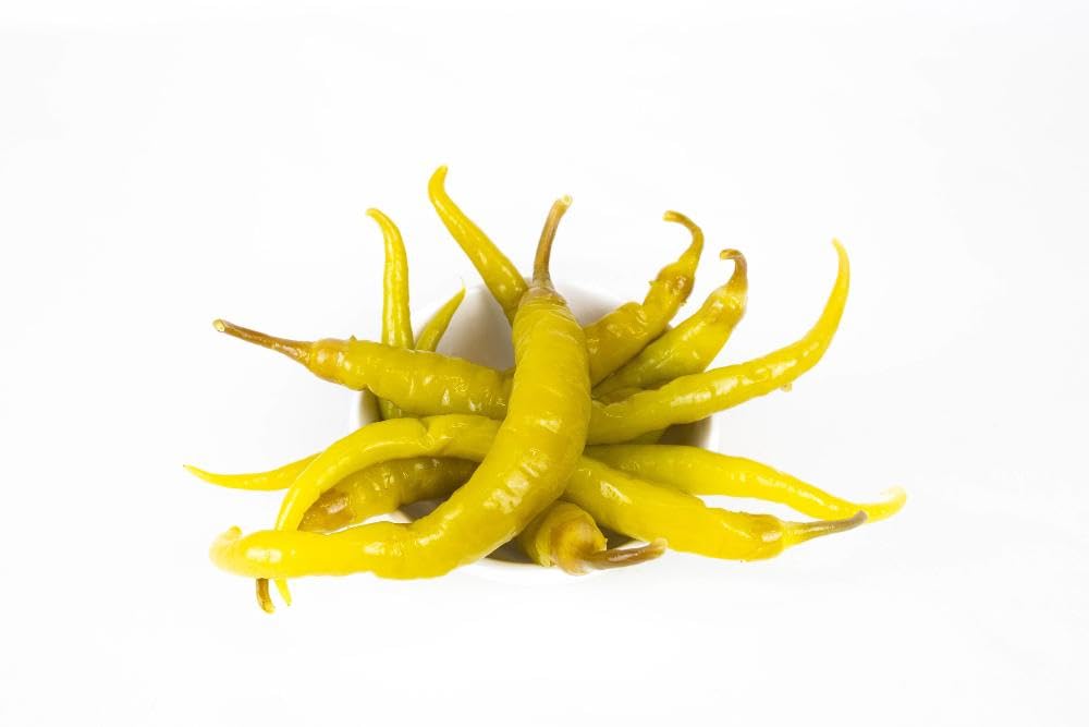 Piments épicés au vinaigre - Bidon Pet de 4 kg de piments acidulés épicés - pipres épicées LloPaco