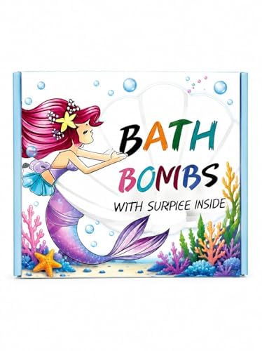 Kids Bath Bomb Gift Set with 12 Colorful Surprise Bath Bombs, Ocean Theme Fizzing Bath Toys, Moisturizing Bubble Bath for Soft Skin, Fun Bath Time Gift for Boys & Girls-image-14