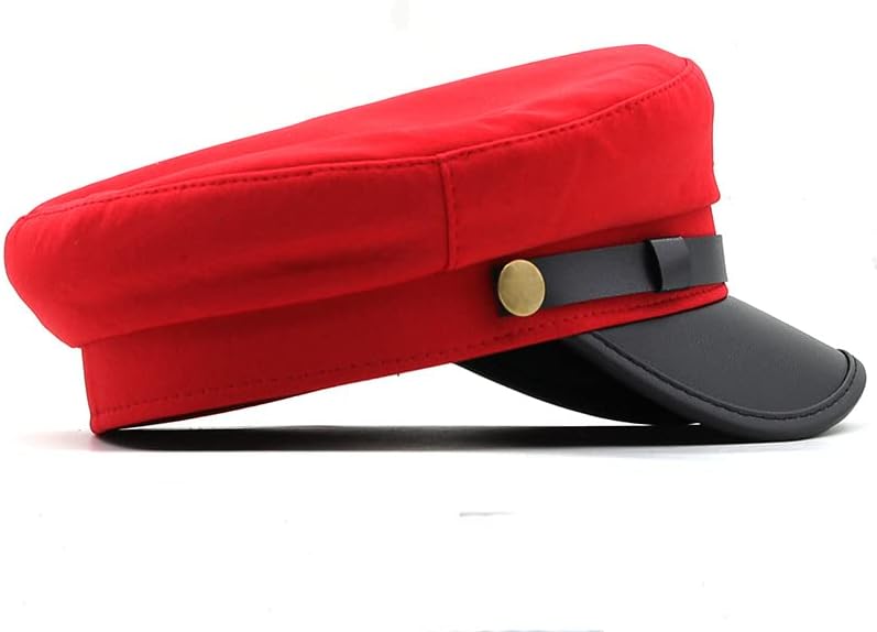 Newsboy Cap for Women Casual Beret Hat Military Sailor Captain Cap Vintage Painter Fiddler Hat Ivy Peaked Flat Cap