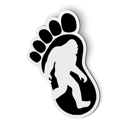 Imán Decorativo AK Wall Art Bigfoot 12.7 cm x 7.62 cm miniatura 1