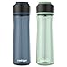 Contigo Ashland 2.0 AUTOSPOUT Water Bottle, 24 oz, 2-Pack, Blueberry; Agave