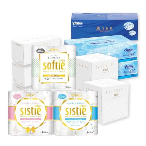 [※配送不可:沖縄県・離島]日本製紙クレシア S04 ティシュー・トイレットロール詰合せ 11点セット トイレットペーパー ティッシュ ペーパー[日本製紙クレシア株式会社]