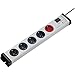 Produktbild Ehmann 0239x00052301 5fach Steckdosenleiste Master-Slave Grau, Schwarz Einschaltschwelle 7-100W