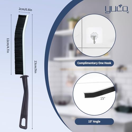 Image of 3 Sets Per Bag Crevice Cleaning Brush, Hard Bristle Crevice Cleaning Brush, for Shower, Bathroom,Kitchen,Car Gap Cleaning, Versatile Usage Brush Cleaning Tools