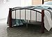 Hodedah Complete Metal Platform Bed with Headboard and Footboard in Twin Size