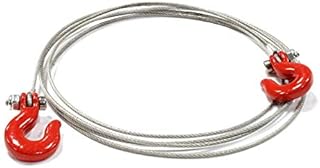 Integy RC Model Hop-ups C25459RED Realistic Cable & Hook Set for 1/10 Size Scale Crawler Truck