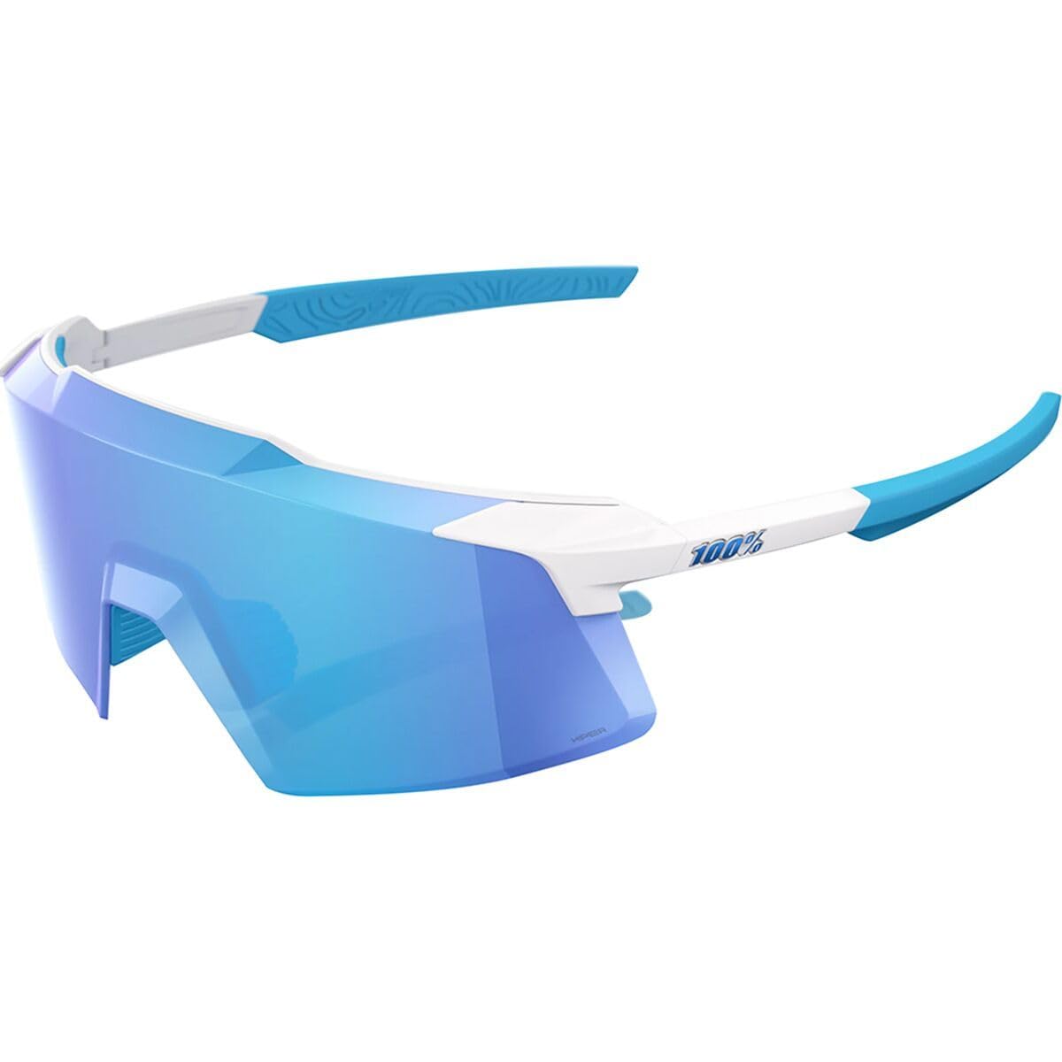 100% Aerocraft Cycling Sunglasses - Matte White