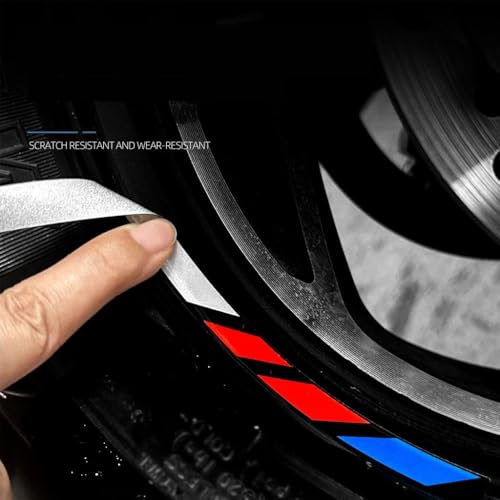 Bande réfléchissante pour jante autocollant bord roue moto protection durable - 5