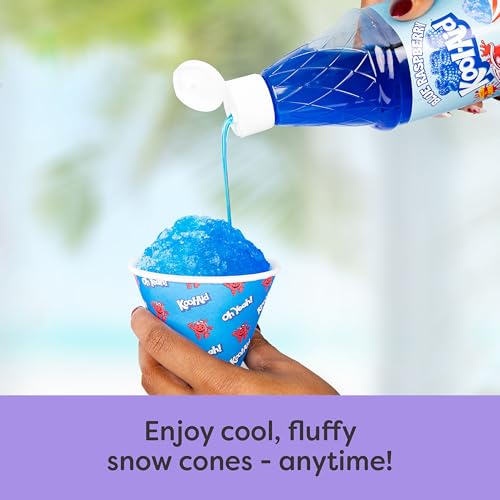 Image of Nostalgia Shave Ice and Snow Cone Machine, Multi-Use Ice Shaver for Frozen Treats, Slushies, Snow Cones, and More - Reusable Cup and Ice Mold, Stainless Steel Blades - Pink