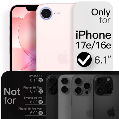 Image of JETech Slim Case for iPhone 17e /16e, Soft Pink | Camera Lens Protection, Ultra-Thin Matte Finish, Lightweight Minimalist Cover