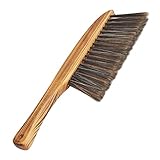 Warooma Cepillo pequeño con mango de madera, alfombra (gris)