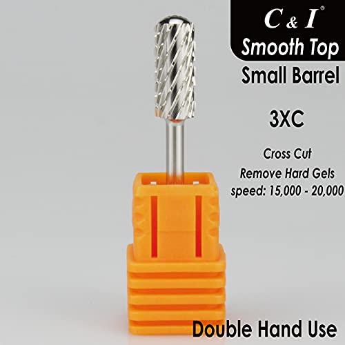 Broca de taladro para uñas C & I Small Barrel miniatura 2
