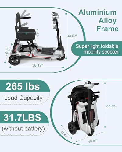 Electric Mobility Scooter Foldable Compact