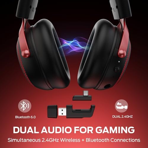 Monster Mission 350 Gaming Headset for PC, PS4, PS5, with Virtual 7.1 Surround Sound, RGB Lighting, Memory Foam, Over Ear Headphones for Switch, Xbox Series X/S, Laptop, Mobile - 2