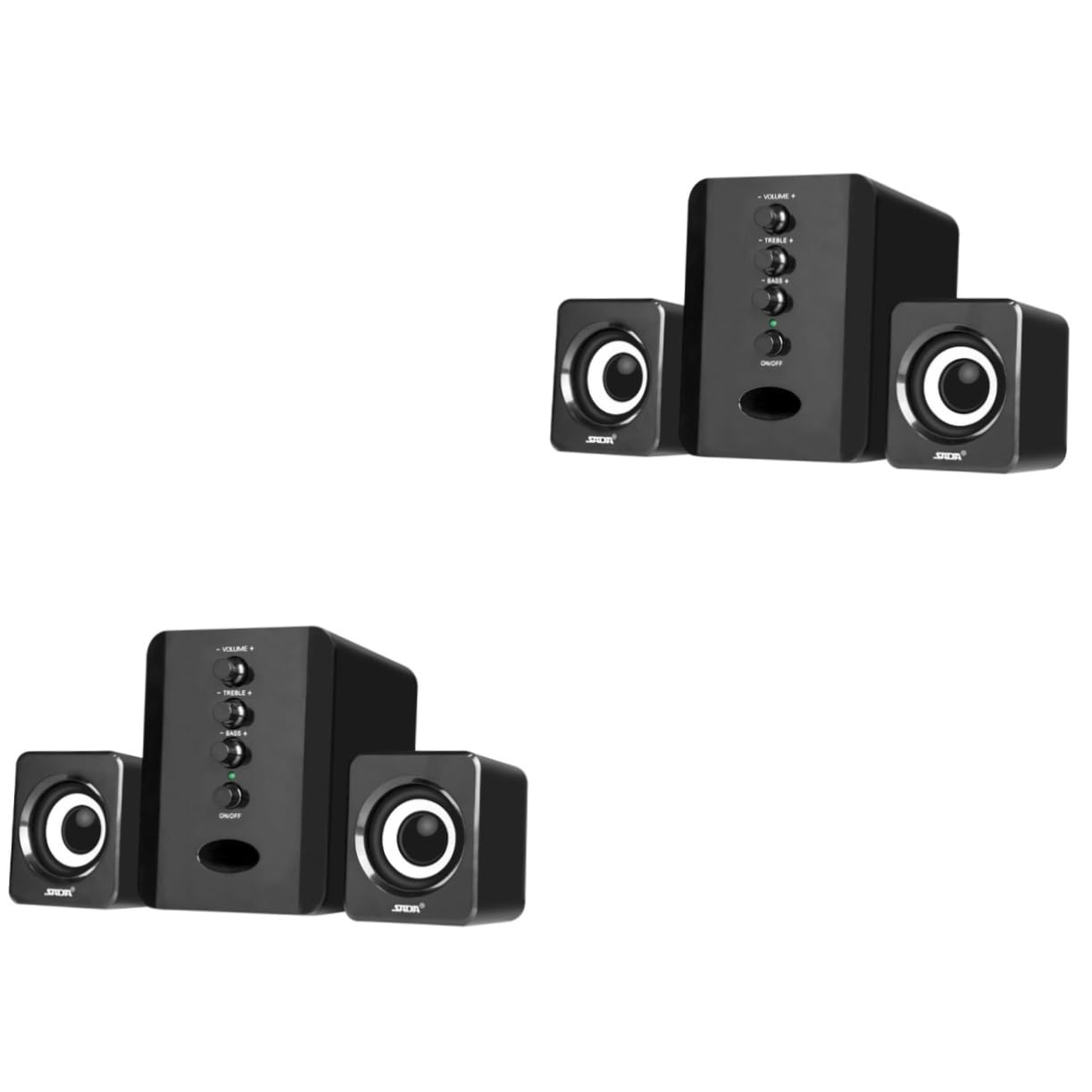 Generic2 Sets computer speaker sound bar mini sound bar stereo speakers Computer Loudspeaker Powered Bookshelf Speakers Studio Monitor Speaker Creative Speaker Fashion