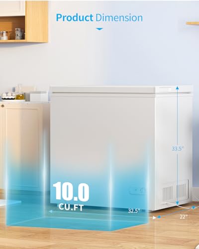 Muhub 10.0 Cu.Ft Chest Freezer