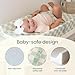 Tiny Twinkle Diaper Changing Pad for Dresser & Nursery Table – Waterproof, Wipeable & Mess-Proof Baby Changing Pad with Safety Strap, Non-Slip Base & Removable Washable Cover(Beige Checkers)
