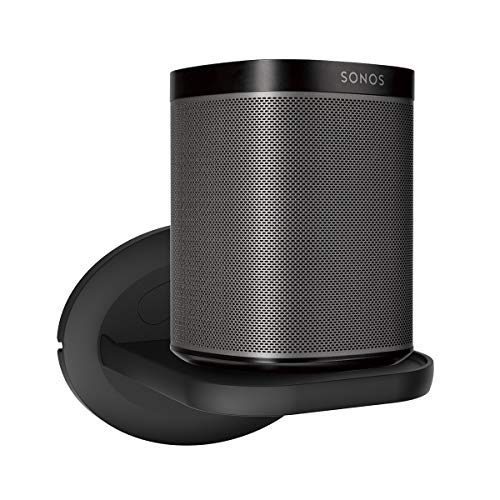 Gelink, wandrek, wandhouder voor Dot (3rd Gen), wandbord, keukenrek, badkamerrek, houder met kabelorganizer voor Google WiFi, Sonos, Nest Cam of iets dergelijks, belastbaar tot 15 bs, zwart