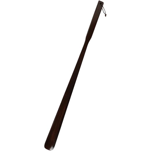 Long Handle Wooden Shoehorn 70Cm