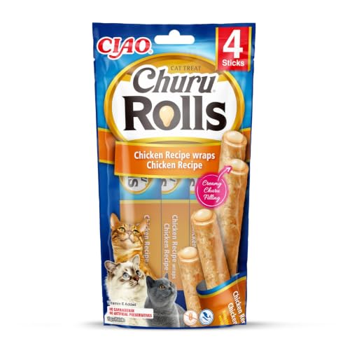 INABA Churu Rolls, Katzensnacks mit Huhn, 40g