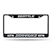 Rico FBC2901 Seattle Seahawks Black Metal License Plate Frame