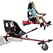 KKA Hoverboard seat Attachment for 6.5â€-10â€ Hoverboard, go Kart Conversion kit, Accessory for self Balancing Scooter, Transform Your Hoverboard into a go cart, red
